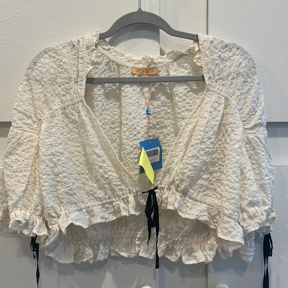 Lace up top